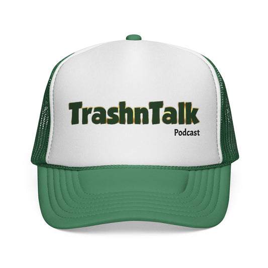 Trash Talk Trucker Cap, Funny Hat for Gamers, Outdoor Activities, Casual Style, Gift for Friends, Summer Essential