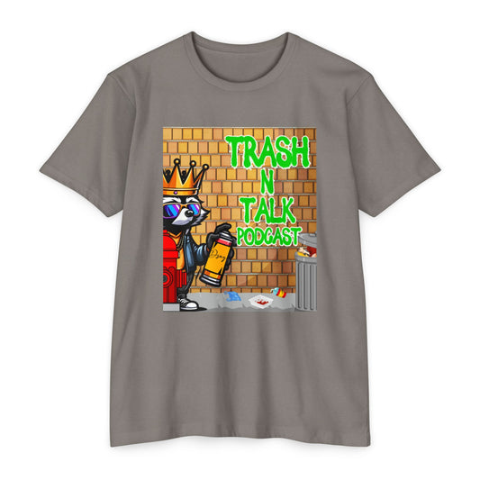 Trash Talk Podcast Unisex Tee, Hipster Vibe Shirt, Casual Wear, Unique Gift, Trendy Streetwear, Podcast Merchandise