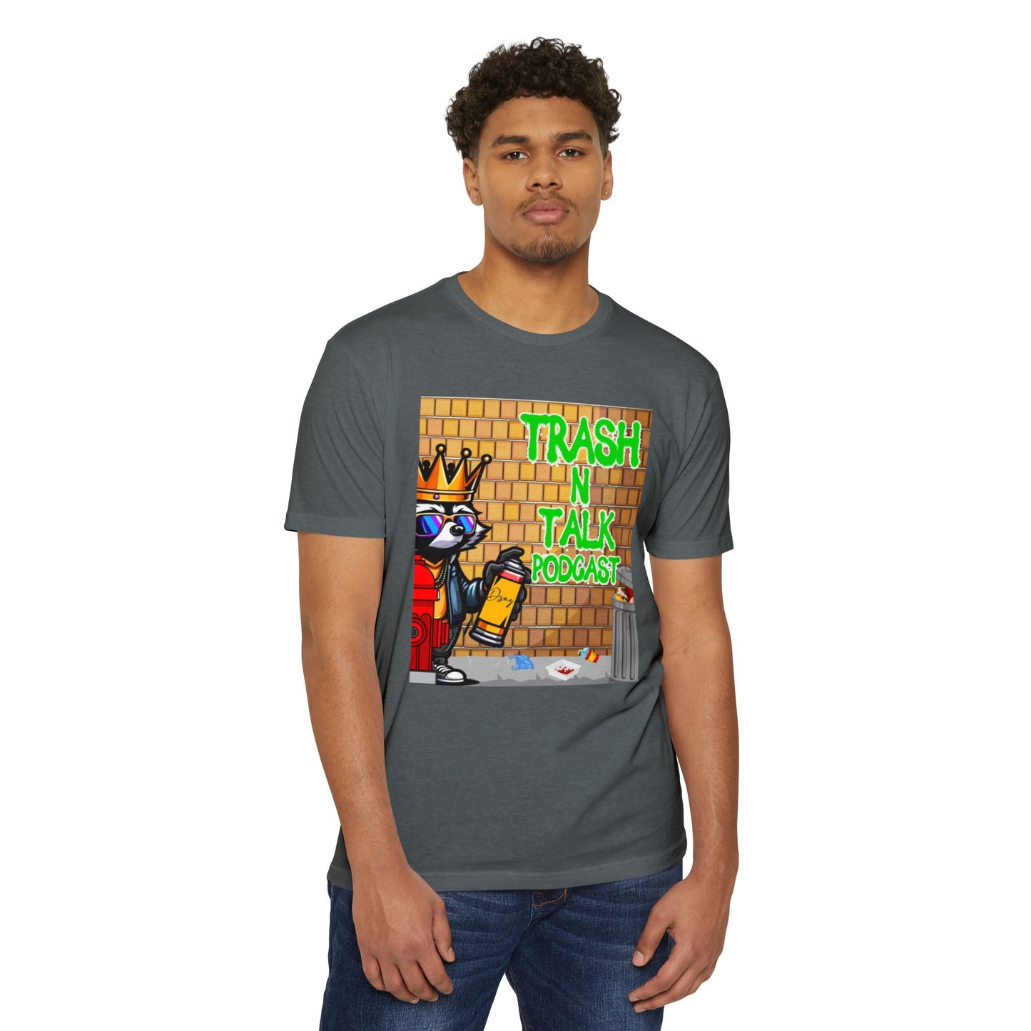 Trash Talk Podcast Unisex Tee, Hipster Vibe Shirt, Casual Wear, Unique Gift, Trendy Streetwear, Podcast Merchandise