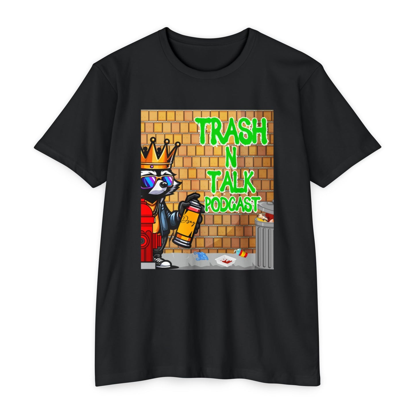 Trash Talk Podcast Unisex Tee, Hipster Vibe Shirt, Casual Wear, Unique Gift, Trendy Streetwear, Podcast Merchandise