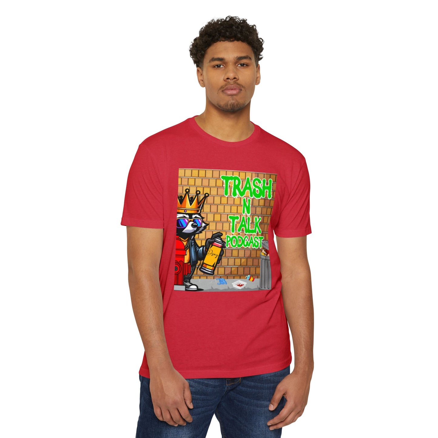 Trash Talk Podcast Unisex Tee, Hipster Vibe Shirt, Casual Wear, Unique Gift, Trendy Streetwear, Podcast Merchandise