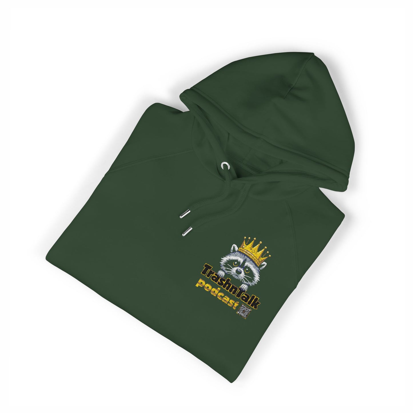 Eco-Friendly Embroidered Hoodie for Unisex, Casual Wear, Gifts for Him/Her, Sustainable Fashion, Earth Day