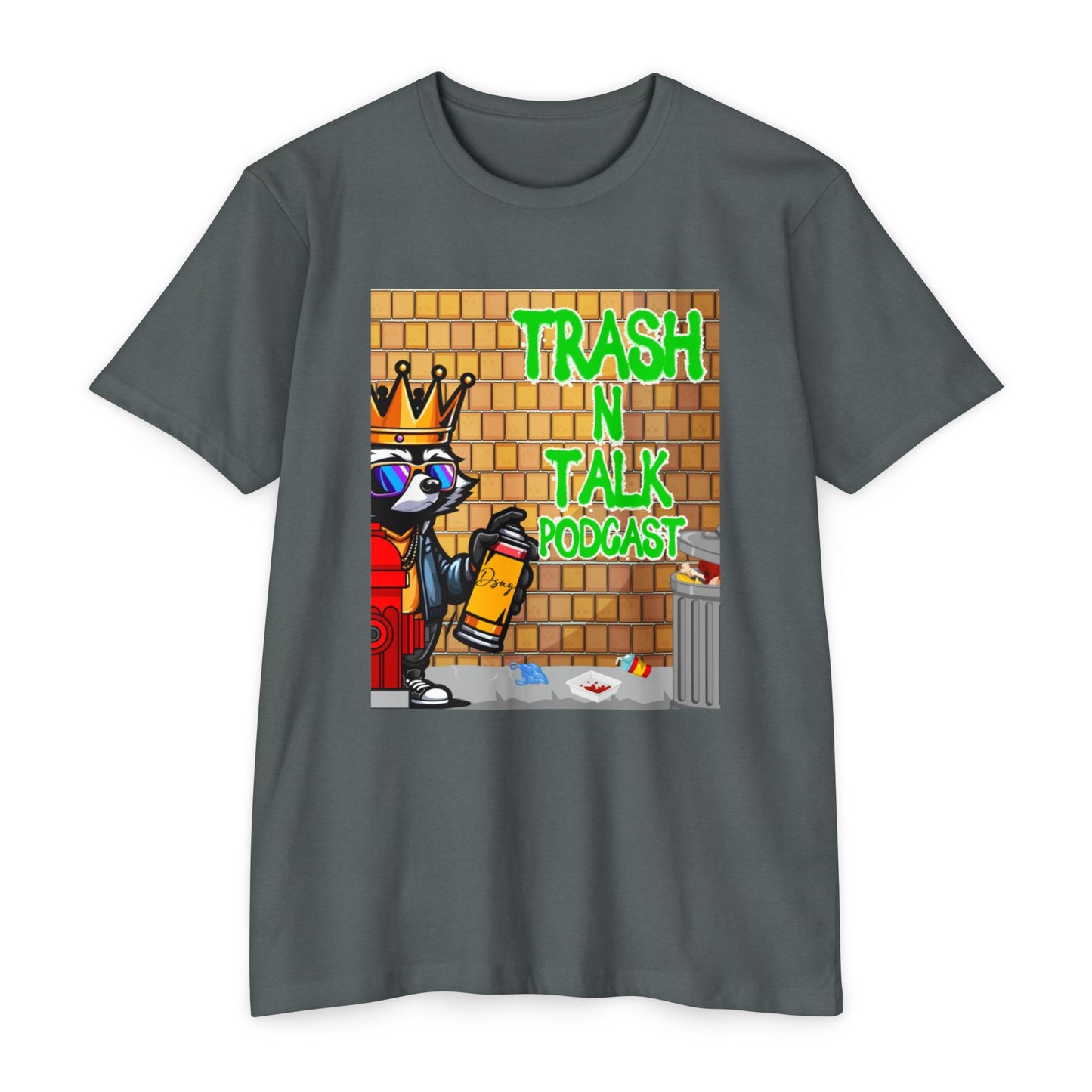 Trash Talk Podcast Unisex Tee, Hipster Vibe Shirt, Casual Wear, Unique Gift, Trendy Streetwear, Podcast Merchandise