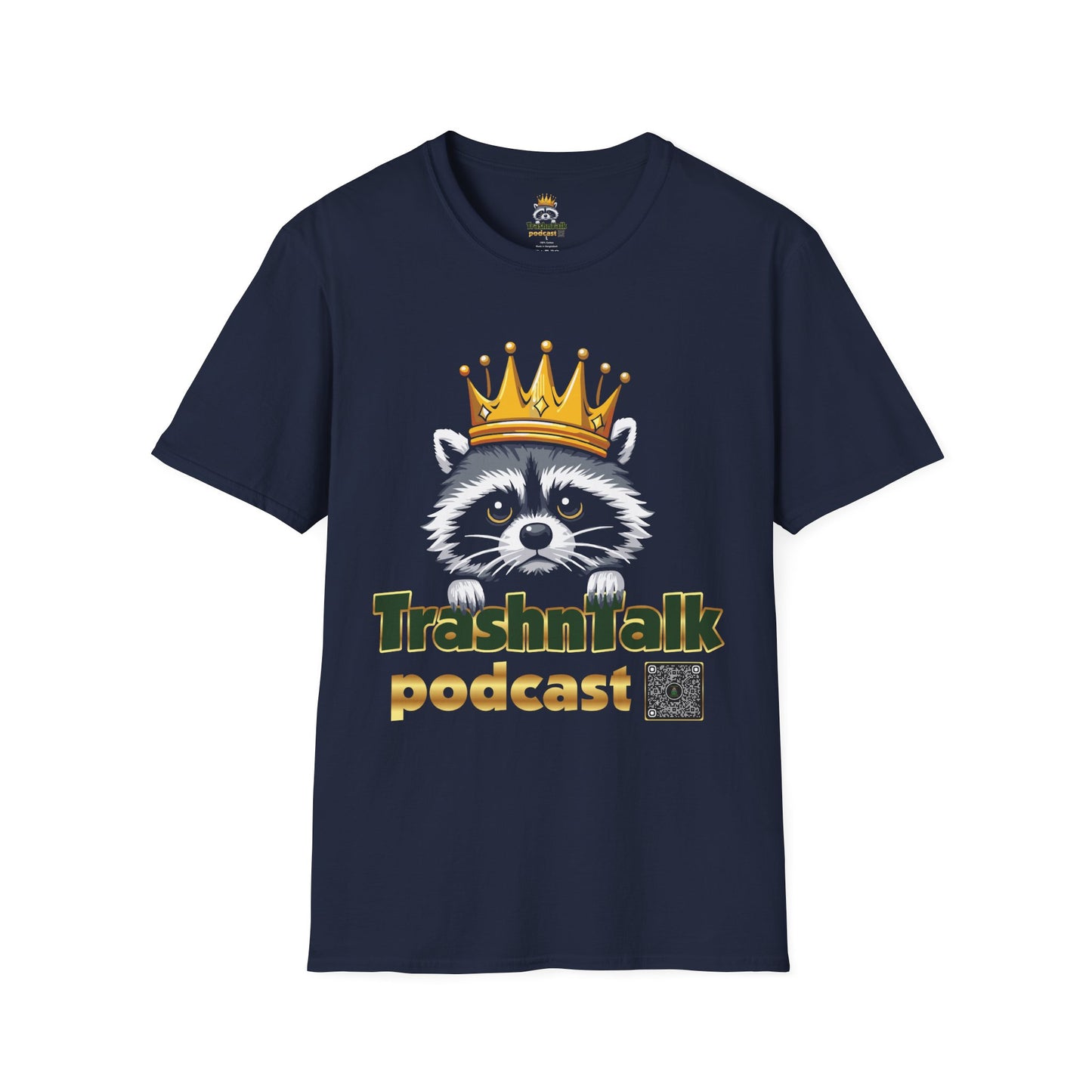 Trash Talk Podcast Unisex T-Shirt, Casual Gift for Podcast Lovers, Wearable Art, Funny Tee, Birthday Gift, Comfortable Everyday Wear