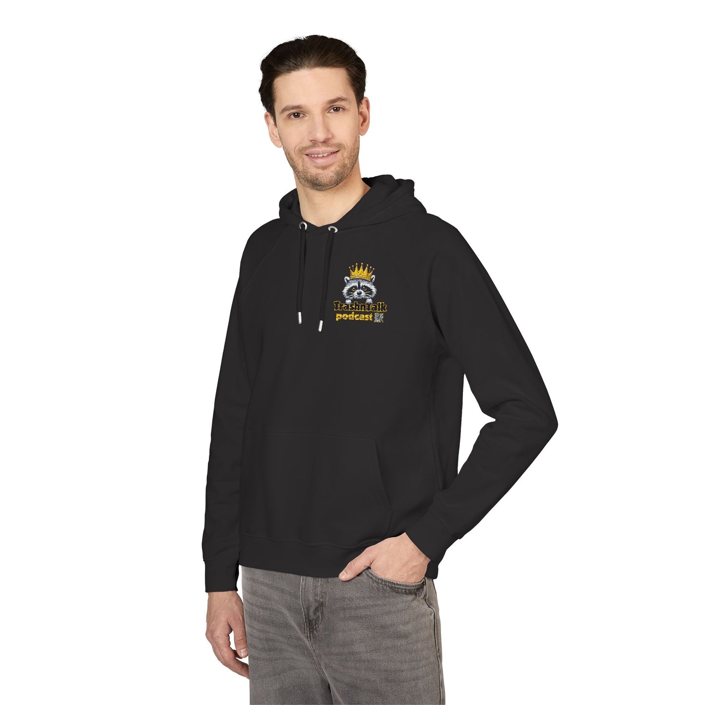 Eco-Friendly Embroidered Hoodie for Unisex, Casual Wear, Gifts for Him/Her, Sustainable Fashion, Earth Day
