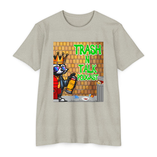 Trash Talk Podcast Unisex Tee, Hipster Vibe Shirt, Casual Wear, Unique Gift, Trendy Streetwear, Podcast Merchandise