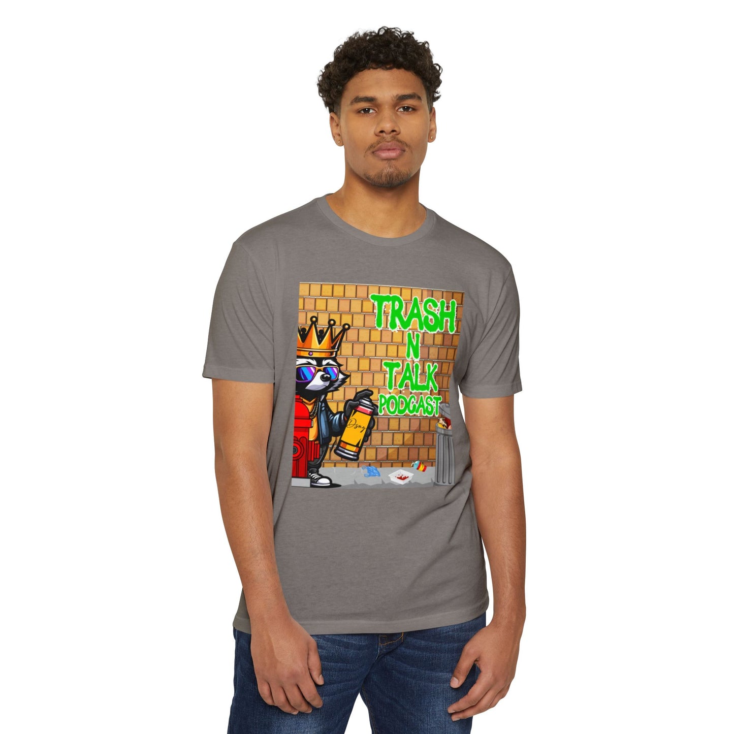 Trash Talk Podcast Unisex Tee, Hipster Vibe Shirt, Casual Wear, Unique Gift, Trendy Streetwear, Podcast Merchandise