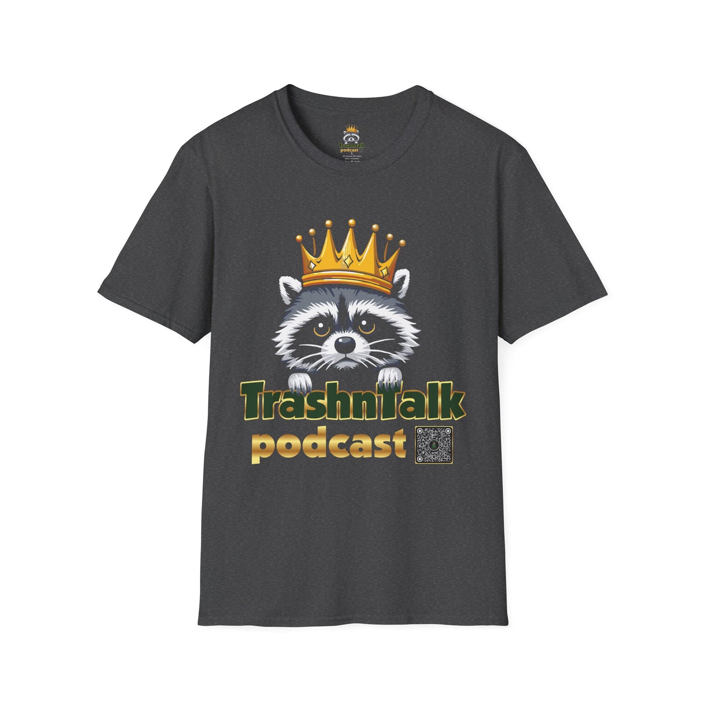 Trash Talk Podcast Unisex T-Shirt, Casual Gift for Podcast Lovers, Wearable Art, Funny Tee, Birthday Gift, Comfortable Everyday Wear