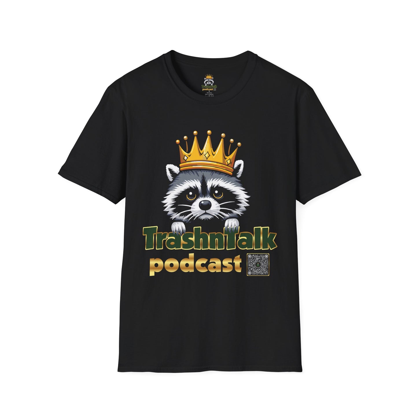 Trash Talk Podcast Unisex T-Shirt, Casual Gift for Podcast Lovers, Wearable Art, Funny Tee, Birthday Gift, Comfortable Everyday Wear