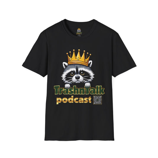 Trash Talk Podcast Unisex T-Shirt, Casual Gift for Podcast Lovers, Wearable Art, Funny Tee, Birthday Gift, Comfortable Everyday Wear