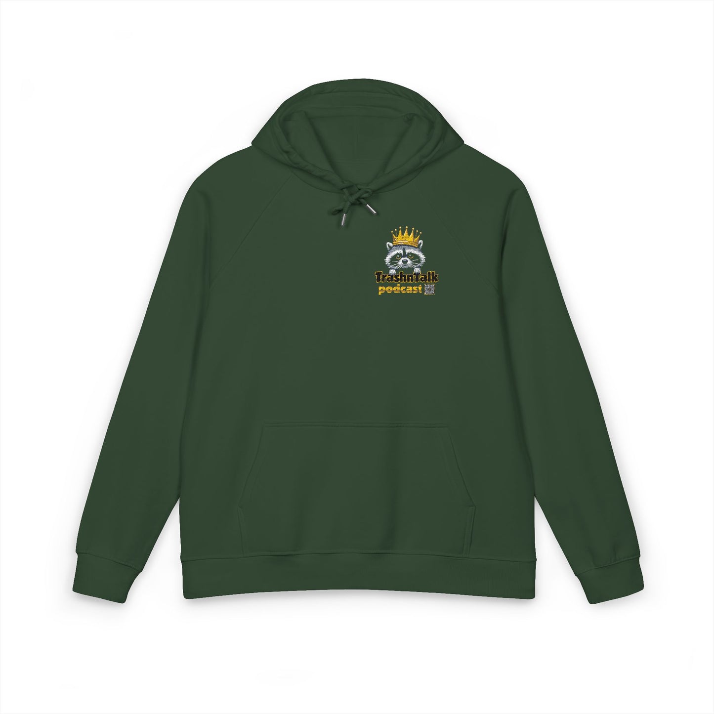 Eco-Friendly Embroidered Hoodie for Unisex, Casual Wear, Gifts for Him/Her, Sustainable Fashion, Earth Day
