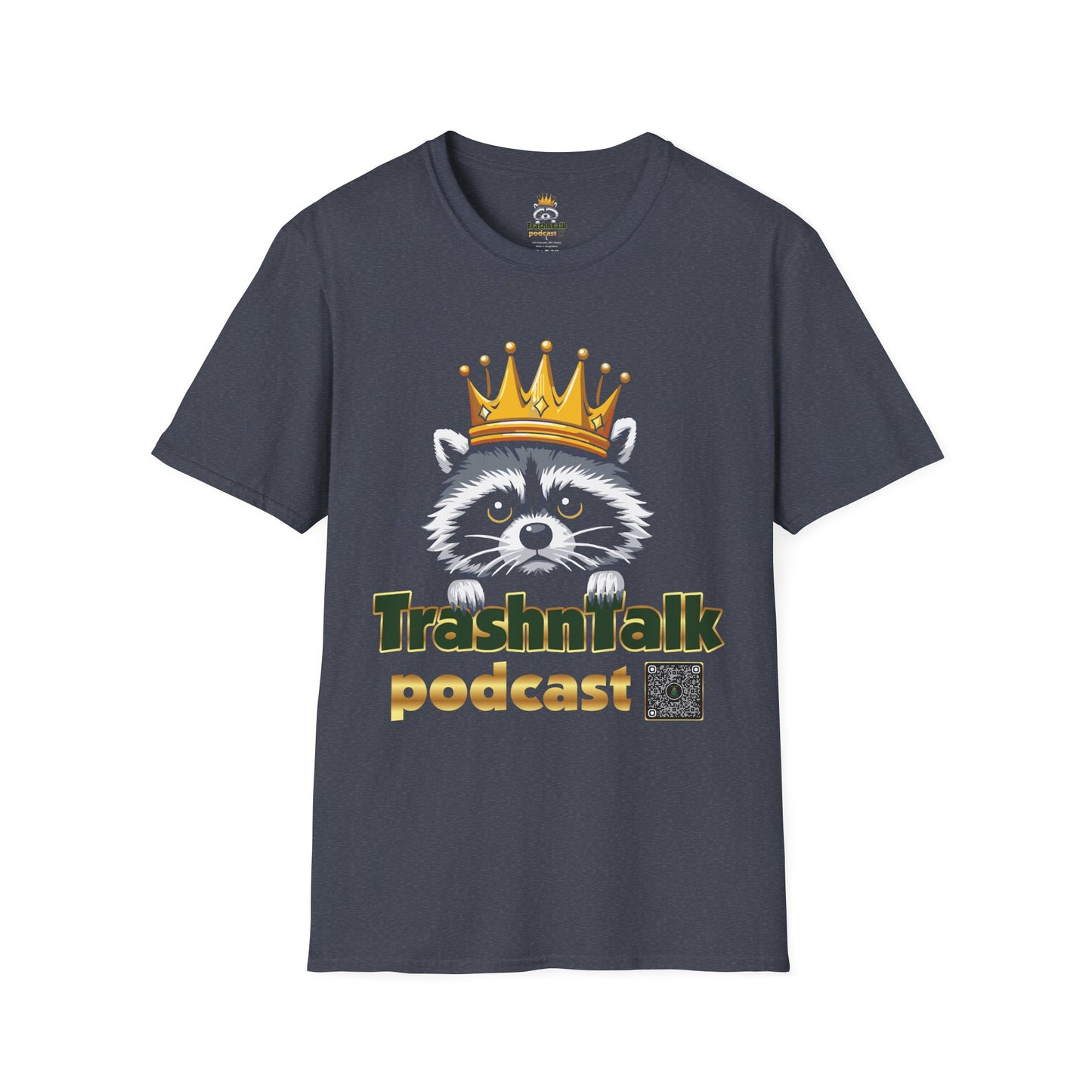 Trash Talk Podcast Unisex T-Shirt, Casual Gift for Podcast Lovers, Wearable Art, Funny Tee, Birthday Gift, Comfortable Everyday Wear