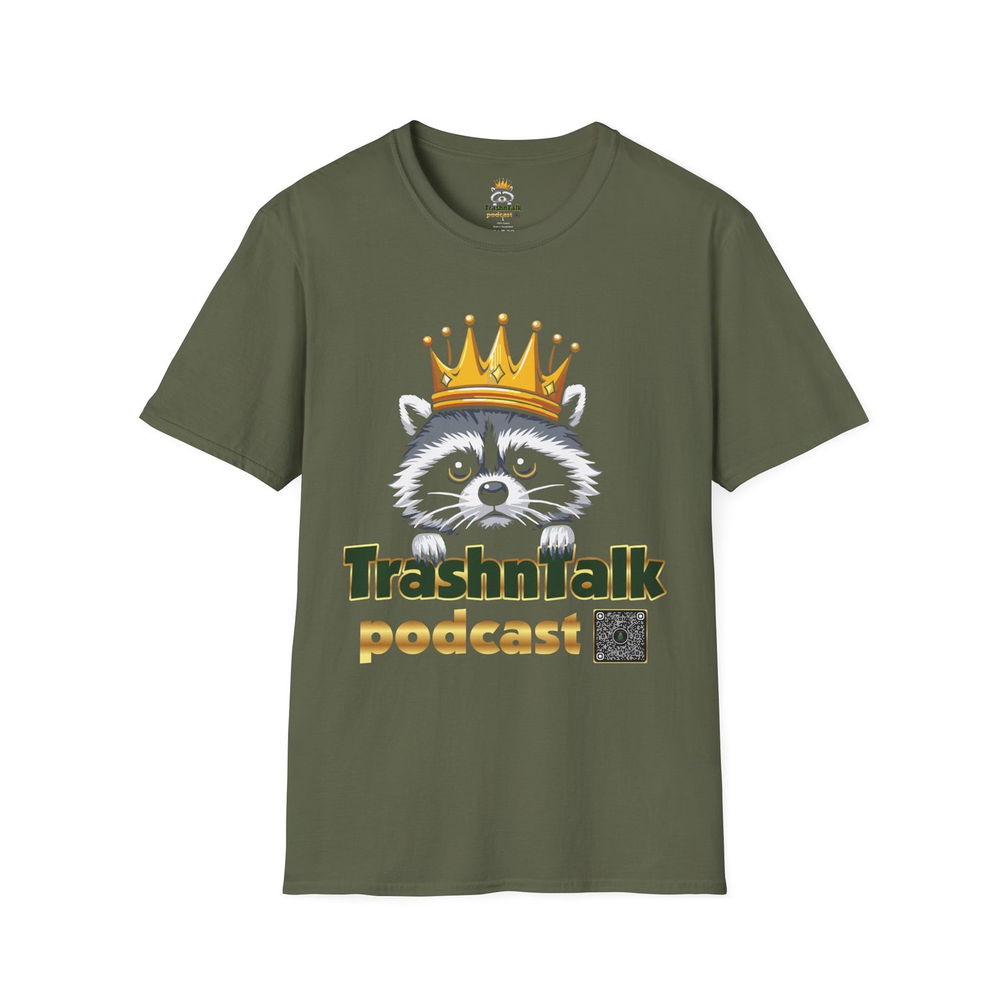 Trash Talk Podcast Unisex T-Shirt, Casual Gift for Podcast Lovers, Wearable Art, Funny Tee, Birthday Gift, Comfortable Everyday Wear